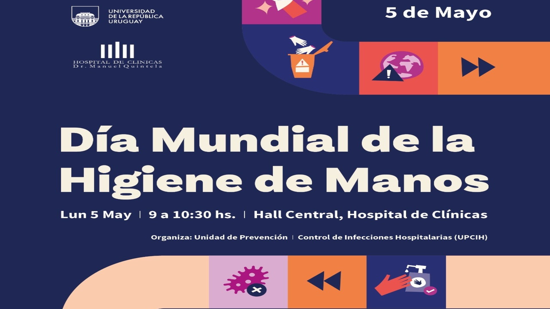 5 de mayo Día Mundial de la Higiene de Manos 
