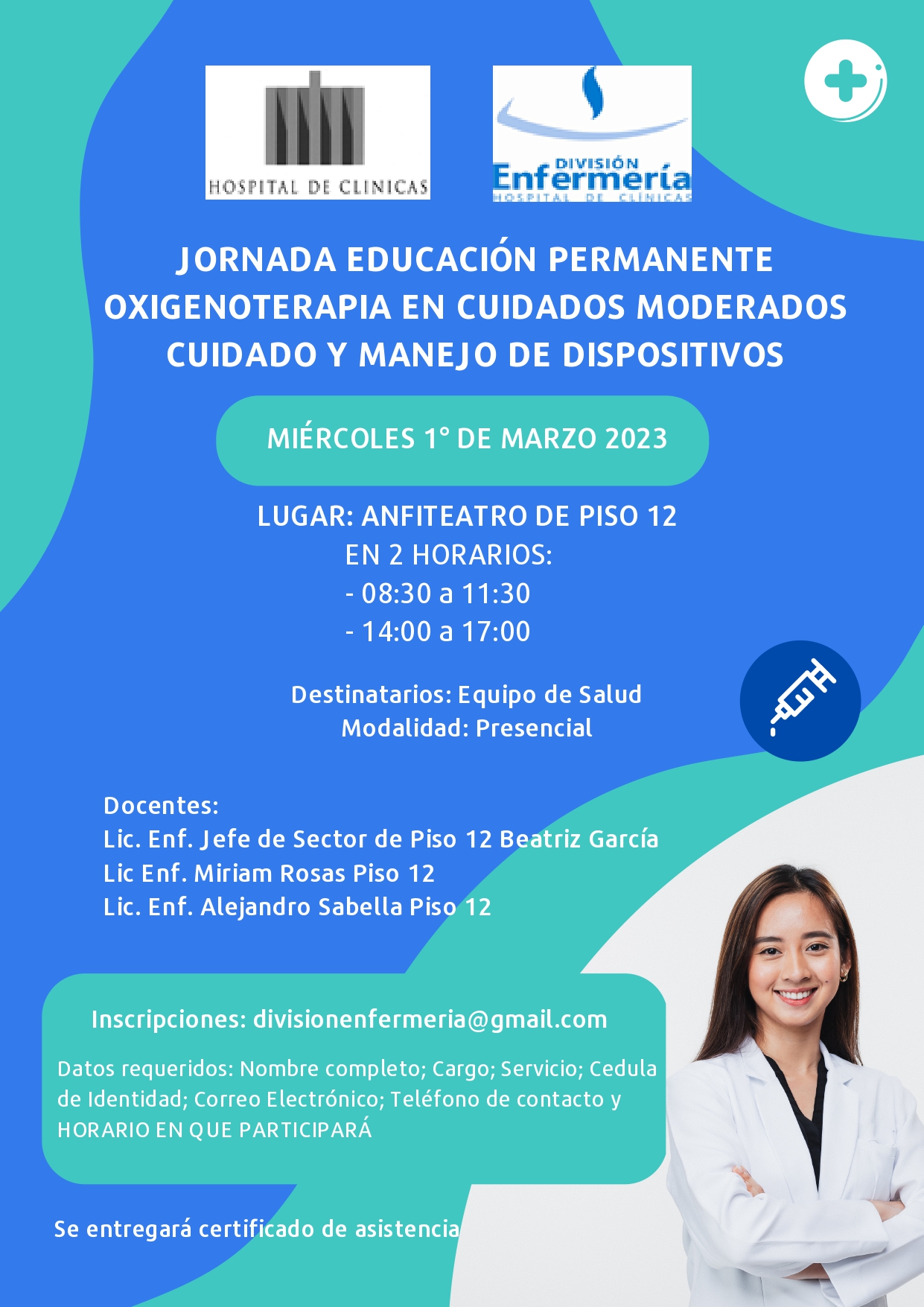 Flyer Jornada Marzo 23 Clinicas page 0001