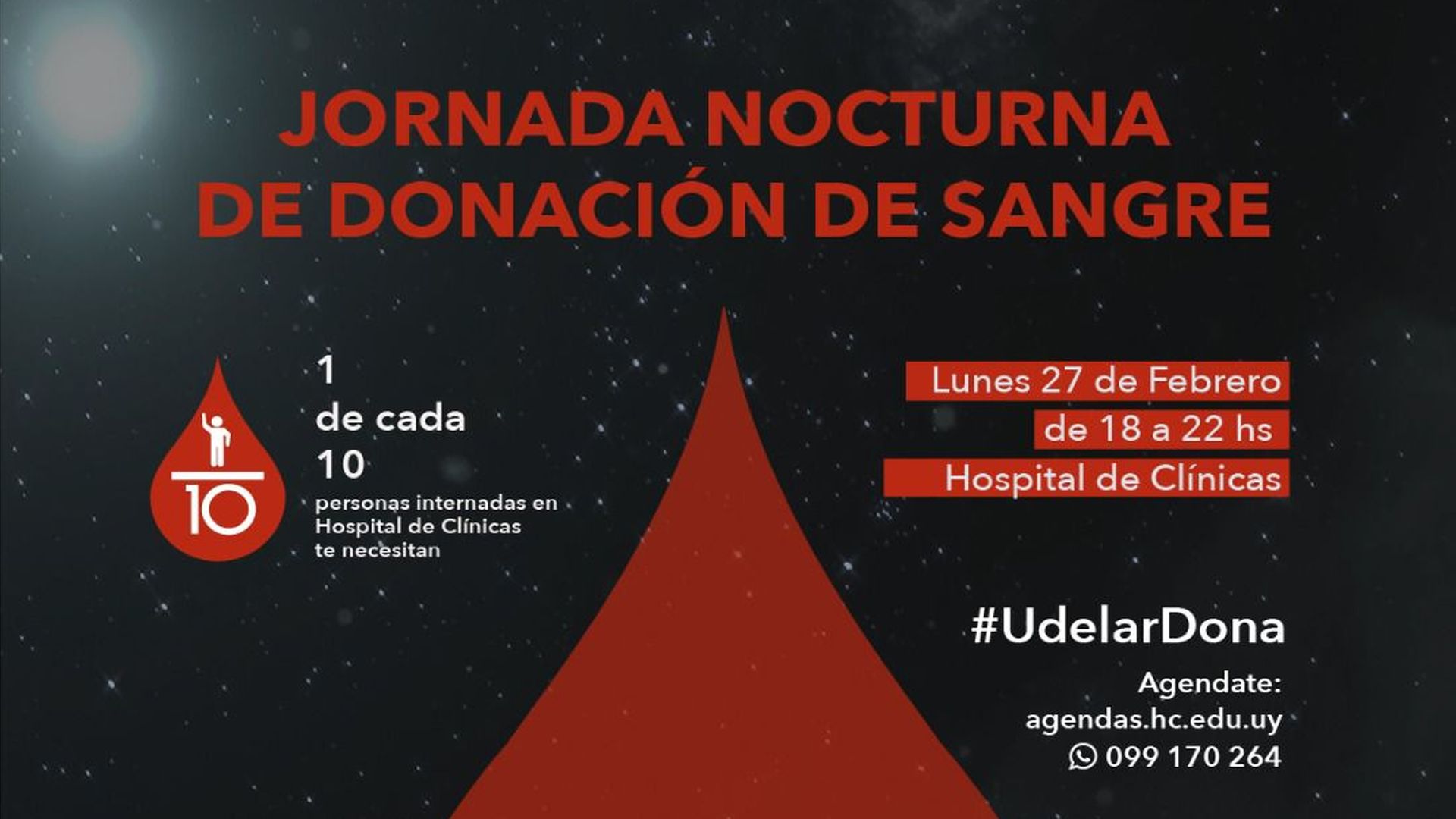 Jornada nocturna de Donación de sangre