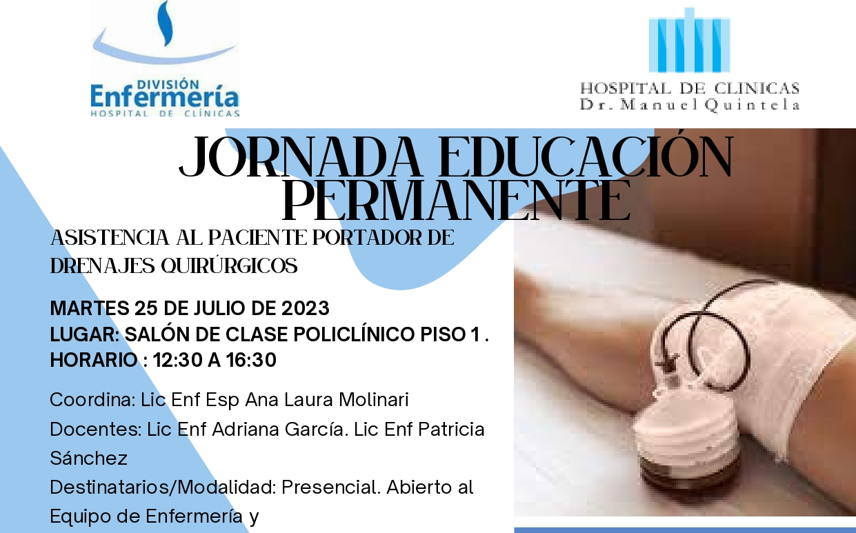 Atención a Pacientes con Drenajes Quirúrgicos 